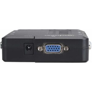 Manhattan SWITCH KVM 4 PTOS USB Y 4PTOS VGA 3.5MM 1600X900 CON JUEGO CABLES - imagen 2
