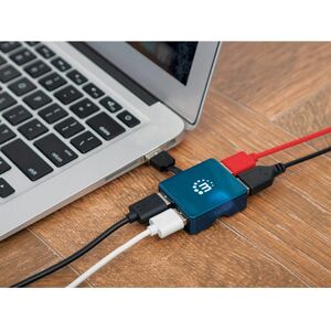 Manhattan HUB USB V2.0 4 PTOS MICRO . - imagen 2
