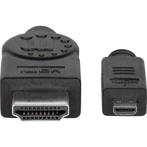 Manhattan CABLE VIDEO HDMI 1.4 M-MICRO 2M ETHERNET - imagen 2
