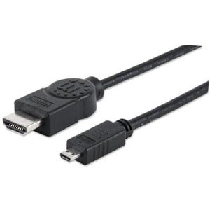 Manhattan CABLE VIDEO HDMI 1.4 M-MICRO 2M ETHERNET - imagen 6