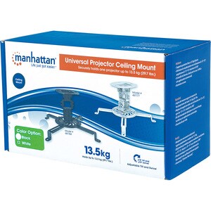 Manhattan SOPORTE PROYECTOR A TECHO ARTICULADO 13KG NEGRO - imagen 2