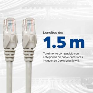 Intellinet CABLE DE RED PATCH CAT6 RJ45 1.5M GRIS - imagen 3