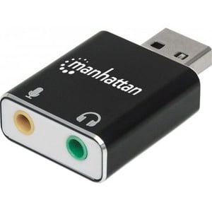 Manhattan ADAPTADOR CONVERTIDOR TARJETA SONIDO 2.1 USB A 3.5MM - imagen 2