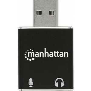 Manhattan ADAPTADOR CONVERTIDOR TARJETA SONIDO 2.1 USB A 3.5MM - imagen 3