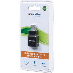 Manhattan ADAPTADOR CONVERTIDOR TARJETA SONIDO 2.1 USB A 3.5MM - imagen 5
