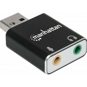 Manhattan ADAPTADOR CONVERTIDOR TARJETA SONIDO 2.1 USB A 3.5MM - imagen 6