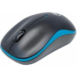 Manhattan MOUSE RATON SUCCESS OPTICO INALAMBRICO 1000 DPI NEGRO/AZUL - imagen 3