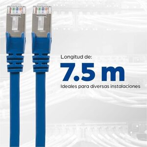 Intellinet CABLE DE RED PATCH CAT6A RJ45 7.6M SFTP BLINDADO AZUL - imagen 2
