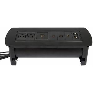Manhattan CAJA DE CONEXION PARA MESA CON ENCHUFE USB RED HDMI VGA - imagen 3