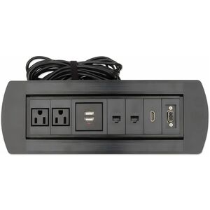 Manhattan CAJA DE CONEXION PARA MESA CON ENCHUFE USB RED HDMI VGA - imagen 4