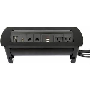 Manhattan CAJA DE CONEXION PARA MESA CON ENCHUFE USB RED HDMI VGA - imagen 5