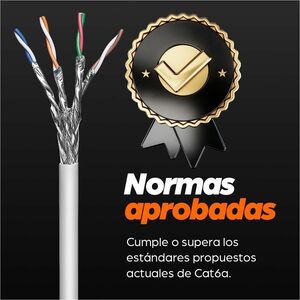 Intellinet BOBINA CAT 6A SFTP 305M SOLIDA GRIS - imagen 7