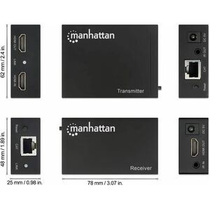 Manhattan EXTENSOR DE VIDEO HDMI 50M 1080P VIA CAT6 - imagen 8