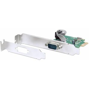 Manhattan TARJETA SERIAL PCI EXPRESS 1 PUERTO DB9 BRACKET CORTO Y LARGO - imagen 2