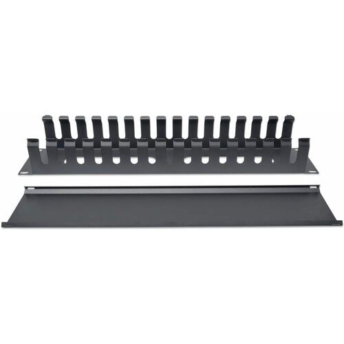 Intellinet Organizador Horizontal 19" 2u Metalico - Panel Del Administración De Cables - 2u Rack Height X 88mm Longitud - Acero
