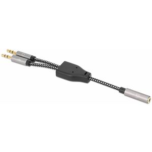 Manhattan CABLE ADAPTADOR AUDIO Y 3.5MM 1 A 2 AUDIFONO Y MICROFONO - imagen 5