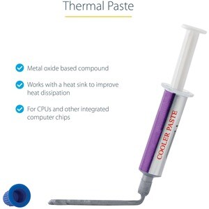 StarTech.com TUBO 1.5G PASTA TERMICA OXIDO DE METAL PARA CPU DISIPADOR - imagen 2