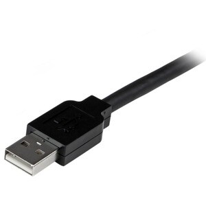 StarTech.com Startech.com Cable Usb 2.0 De Extensión Alargador Activo De 5 Metros - Macho A Hembra - Cable For Adaptador De Alimentación, Enchufe De Pared - Cable De Extensión - Apantallado - Níquel Conector Chapado - 24 Awg - Negro