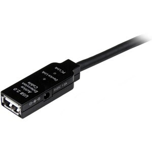 StarTech.com Cable USB 2.0 de Extensión Alargador Activo de 5 metros - Macho a Hembra - Cable for Adaptador de alimentación, Enchufe de pared - Cable de extensión - Apantallado - Níquel Conector chapa