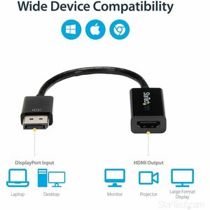 StarTech.com CONVERTIDOR DISPLAYPORT A HDMI ADAPTADOR ACTIVO DP 4K 30HZ . - imagen 6