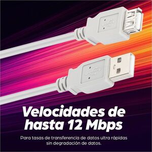 Manhattan CABLE USB EXTENSION 1.8M GRIS - imagen 3