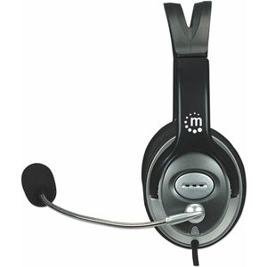 Manhattan AUDIFONOS DIADEMA ERGONOMICA MICROFONO CONTROL DE VOLUMEN 3.5MM - imagen 3