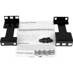 StarTech.com JUEGO ADAPTADOR DE PROFUNDIDAD DE RIEL PARA RACKS 1U . - imagen 3
