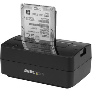 StarTech.com Docking Station USB 3.1 (10Gbps) / eSATA a SATA III de 1 Bahía para Discos Duros y SSDs 2.5/3.5" con Bahía de Carga Superior - Compartimento intercambiable en caliente - 1 x Bahía Total -