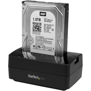 StarTech.com Docking Station USB 3.1 (10Gbps) / eSATA a SATA III de 1 Bahía para Discos Duros y SSDs 2.5/3.5" con Bahía de Carga Superior - Compartimento intercambiable en caliente - 1 x Bahía Total -