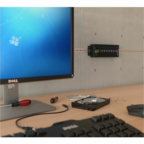 StarTech.com CONCENTRADOR INDUSTRIAL USB 3 PUERTOS DE 10PUERTOS HUB ESD - imagen 2