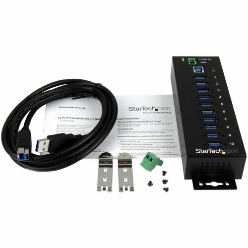 StarTech.com CONCENTRADOR INDUSTRIAL USB 3 PUERTOS DE 10PUERTOS HUB ESD - imagen 3