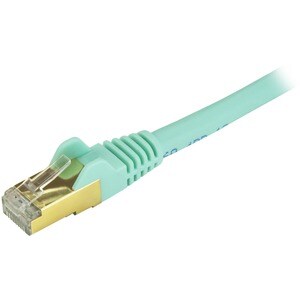 StarTech.com CABLE DE RED ETHERNET CAT6A BL LINDADO DE 90CM AGUAMARINA - imagen 2