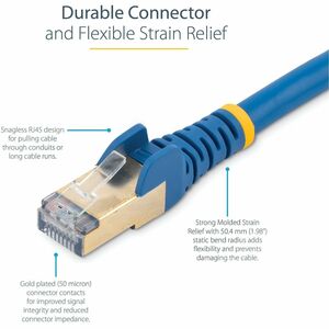 StarTech.com CABLE DE RED ETHERNET CAT6A BL LINDADO DE 9M AZUL - imagen 2