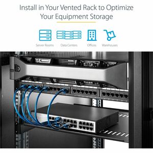StarTech.com CHAROLA VENTILADA PARA RACK 1U . - imagen 2
