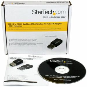 StarTech.com MINI ADAPTADOR DE RED USB 2.0 INALAMBRICO WIFI 802.11AC - imagen 2