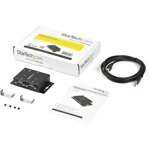 StarTech.com ADAPTADOR HUB USB A SERIAL DB9 FTDI DE 2 PUERTOS DE PARED - imagen 2