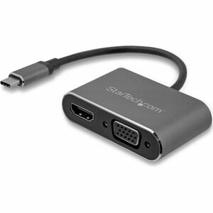 StarTech.com ADAPTADOR USB-C A VGA Y HDMI 2EN1 4K 30HZ GRIS ESPACIAL - imagen 5