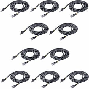 StarTech.com CABLE DE RED RJ45 CAT6 NEGRO 1.8M - PACK DE 10 - SIN ENGANCHE - imagen 2