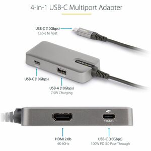 StarTech.com ADAPTADOR MULTIPUERTOS USB C HDMI 2.0B 4K 60HZ HDR10 - imagen 6