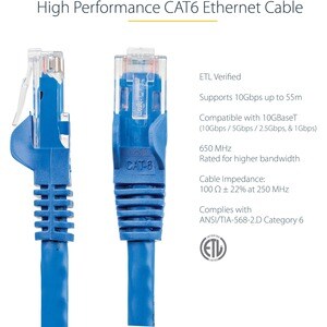 StarTech.com CABLE 10M DE RED ETHERNET UTP RJ45 SNAGLESS AZUL - imagen 5