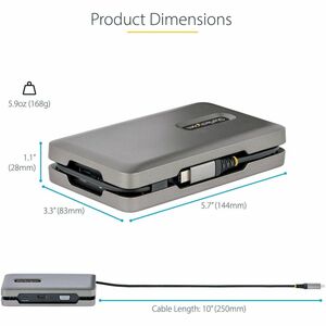 StarTech.com ADAPTADOR MULTIPUERTOS USB-C VIDEO HDMI 4K/VGA HUB MST - imagen 7