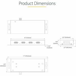 StarTech.com HUB INDUSTRIAL USB 3.0 DE 4 PUERTOS CONCENTRADOR USB-A - imagen 9