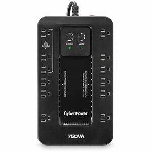 CyberPower NOBREAK UPS CYBERPOWER EC750 750VA/450W.ECO.STANDBY.12CONT.RJ11/ - imagen 3