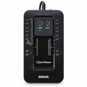 CyberPower NOBREAK UPS CYBERPOWER EC550 550VA/330W.ECO.STANDBY.8CONT.RJ11/U - imagen 6