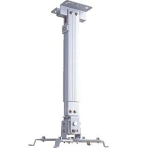 BRobotix Brobotix Soporte Universal Para Proyector, Expandible De 63 A 100 Cm, Soporta Hasta 10 Kg, Montaje En Techo O Pared, Color Blanco. Inclinación De -15° A 15°, Giro -8° A 8°, Fácil Instalación. Soporte Para Proyector Con Montaje En Techo O Pared, Fijación En Techo Y Pared Para Proyector. Acer®, Benq Dlp®, Epson®, Infocus®, Sharp®, Viewsonic®, Resolución, Lúmenes, Powerlite®,