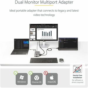 StarTech.com ADAPTADOR MULTIPUERTOS USB-C VIDEO HDMI 4K/VGA HUB MST - imagen 6
