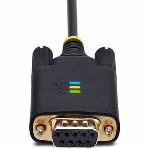 StarTech.com Cable Adaptador USB a Serial de Módem Nulo RS232 FTDI 1m - Retención COM - USB DB9 - Tornillos Intercambiables - Cable for Computadora de escritorio, Portátil, Dispositivo periférico, Mon