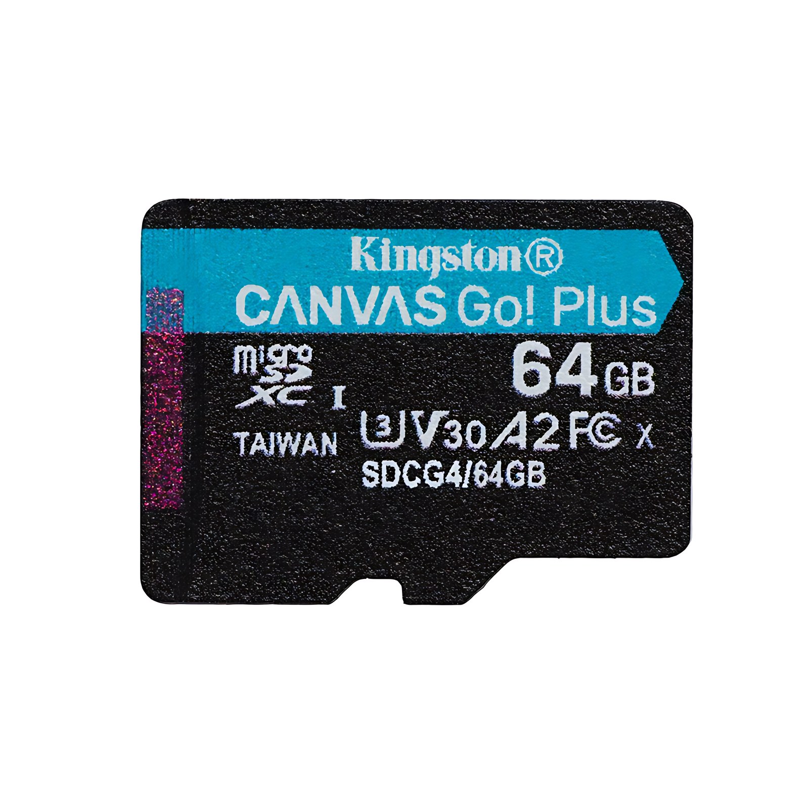 Kingston Tarjeta De Memoria Microsd, Canvas Go Plus Gen4, Capacidad: 64gb, 4k, Clase 10, Uhs-I, U3, V30, A2 Lectura: 200mb/S, Sku: Sdcg4/64gb