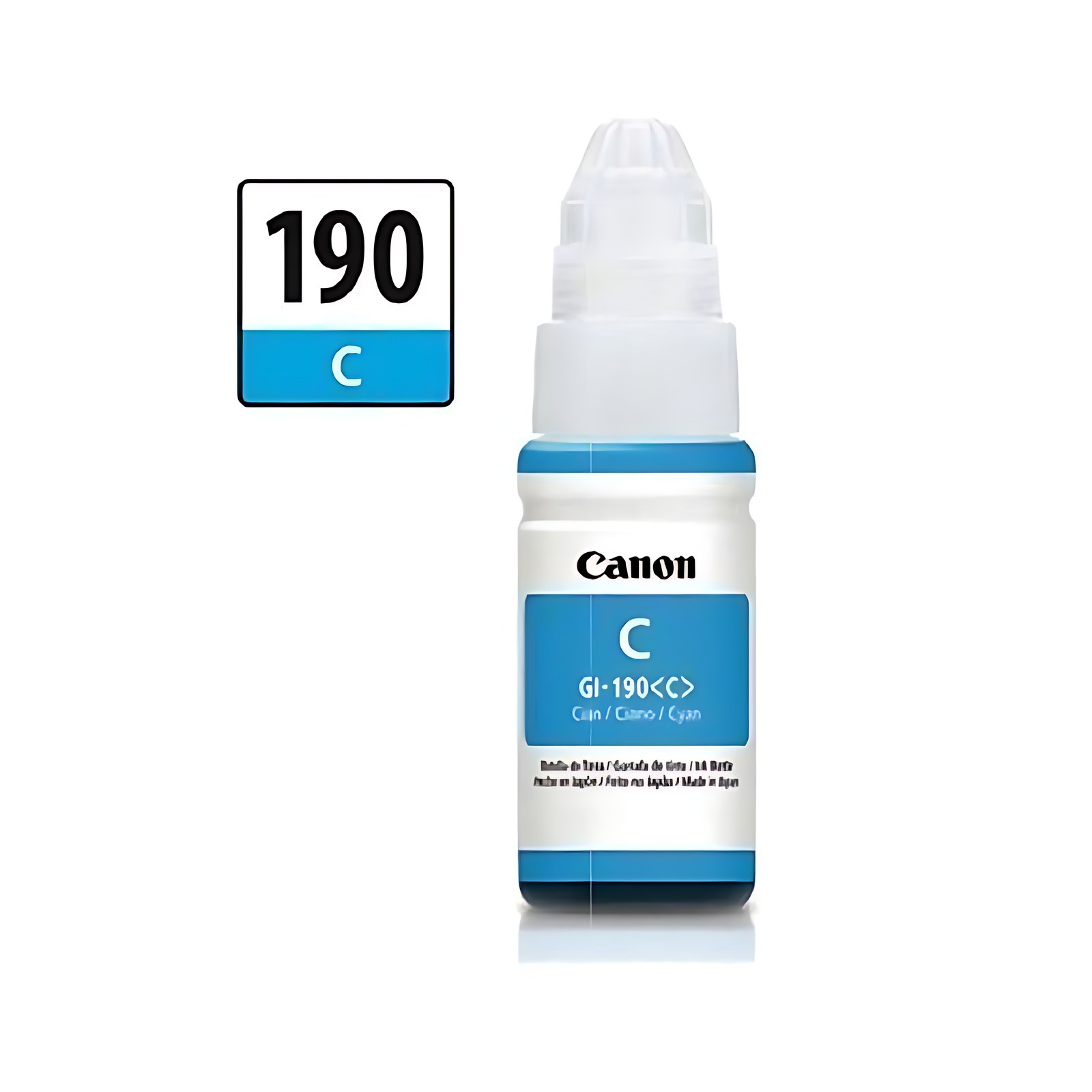 Cartucho De Tinta Canon Gi-190 Inyección De Tinta – Azul Ciánico – Original – 1 – 70 Ml