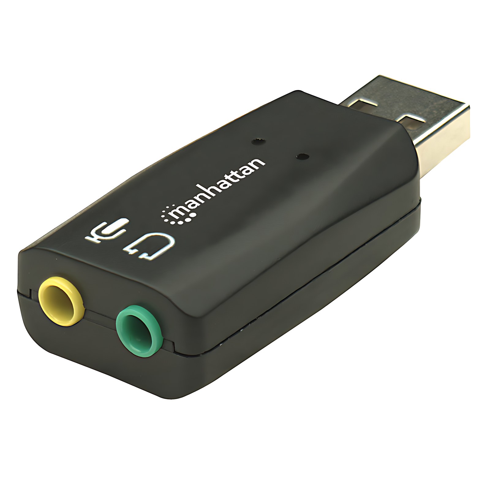 Manhattan Caja De Sonido Externa – Manhattan Adaptador De Audio 3-D Usb De Alta Velocidad
